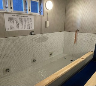 地下水掛け流し水風呂