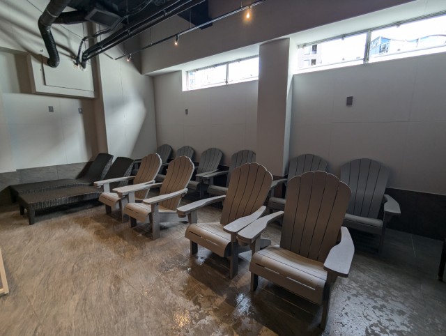 男湯・内気浴スペース