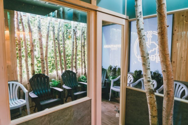 男湯・内気浴スペース